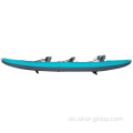 Padeta de aire Kayak Pesca Kayak Blue Kayak inflable de 3 personas en venta